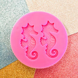 Seahorse (NOT mirrored) Silicone Mould