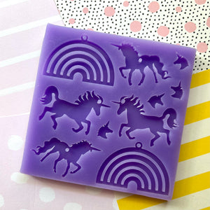 Rainbows & Unicorns Silicone Mould