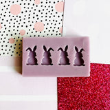 Very Little Bunny Studs 1/2/4 pair Silicone Mould