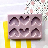 Pre-Domed Heart Silicone Mould