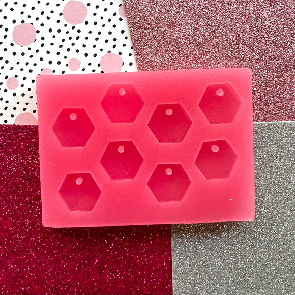 Hex Stud Toppers Mini/Regular Silicone Mould