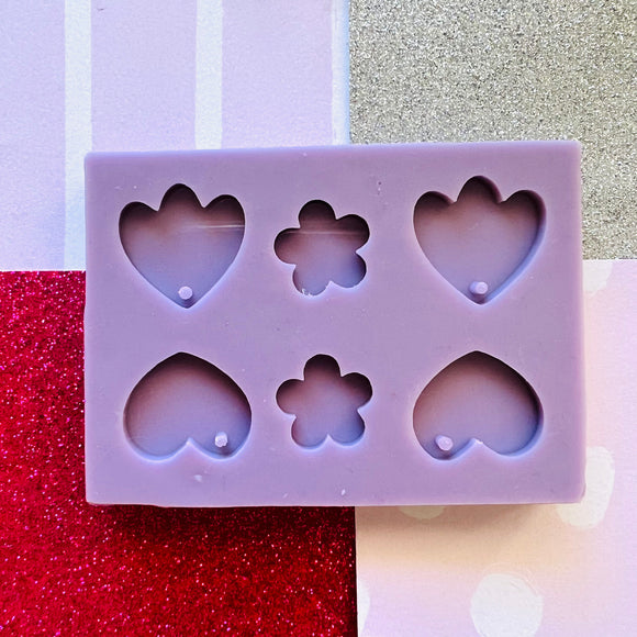 Tulip, Flower, Heart Silicone Mould