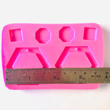 Hexagon & Shapes Silicone Earring Mould