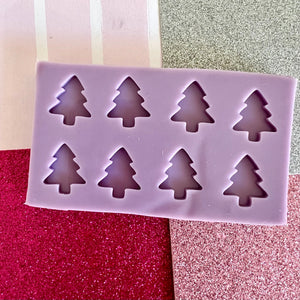 Organic Christmas Tree Studs Mini or Reg Silicone Mould