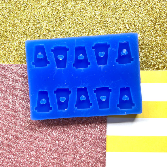 Coffee Cup Studs Mini or Regular Silicone Mould