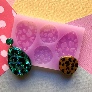 Etched Leopard Silicone Mould