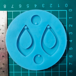 Pointy Teardrop Silicone Earring Mould