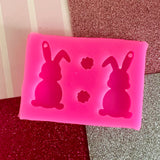 Floppy Ear Bunny & Tail Easter Silicone Mould