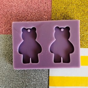 Bear Silicone Earring Mould