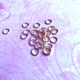 100 Rose Gold Plated JUMP RINGS 7mm/8mm/10mm