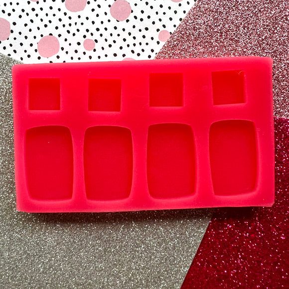 Organic Rectangle & Square Silicone Mould