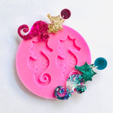 Seahorse (NOT mirrored) Silicone Mould