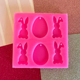 Bunny and Egg Easter Silicone Mould